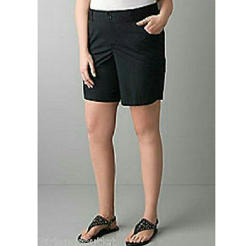 {Lane Bryant} Black Cargo Shorts